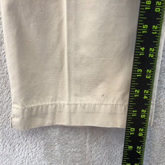 Eddie Bauer Womens Trouser Pants Size 6 Beige Cotton Straight-Leg Chino Casual - Picture 5 of 12